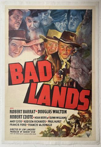 Link to  Bad Lands Film PosterUSA, C. 1939  Product