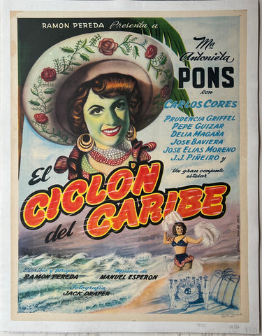 Link to  El Ciclon Del Caribe Film Poster1946  Product