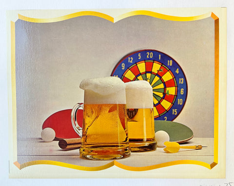 Link to &nbsp;Beer, Ping Pong, and Darts PosterUSA, c. 1950s &nbsp;Product