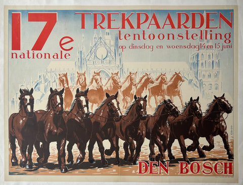 Link to  17e Nationale Trekpaarden TentoonstellingThe Netherlands, c. 1925  Product