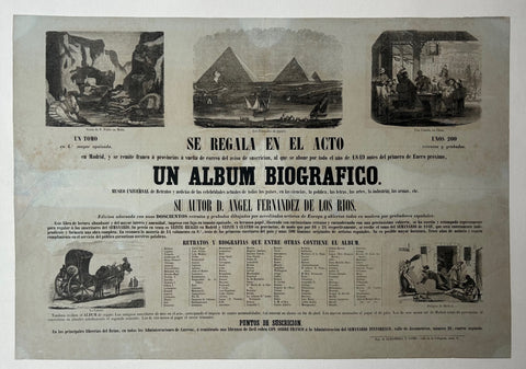 Link to  Un Album Biografico PosterSpain, 1849  Product
