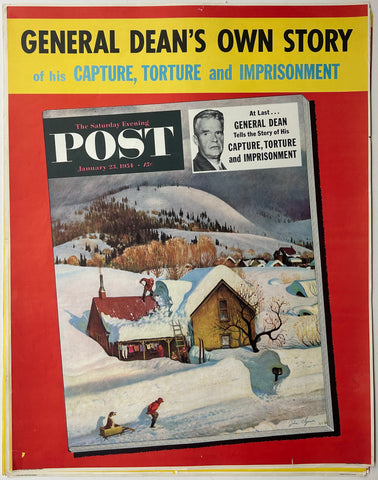 Link to  Saturday Evening Post January 23, 1954 ✓John Ford Clymer  Product