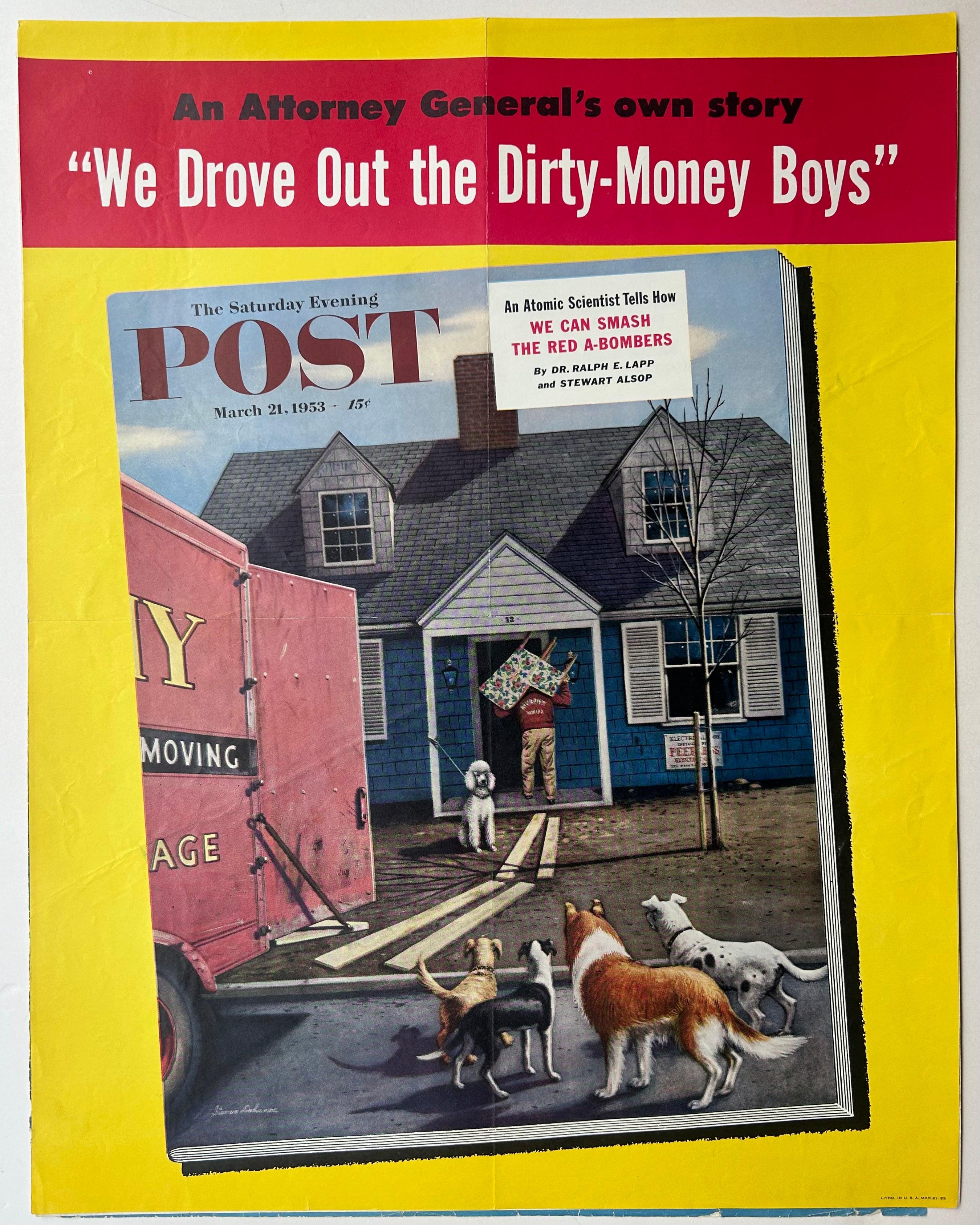 Saturday Evening Post March 21, 1953 ✓