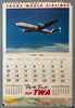 TWA 1956 Calendar: July, June