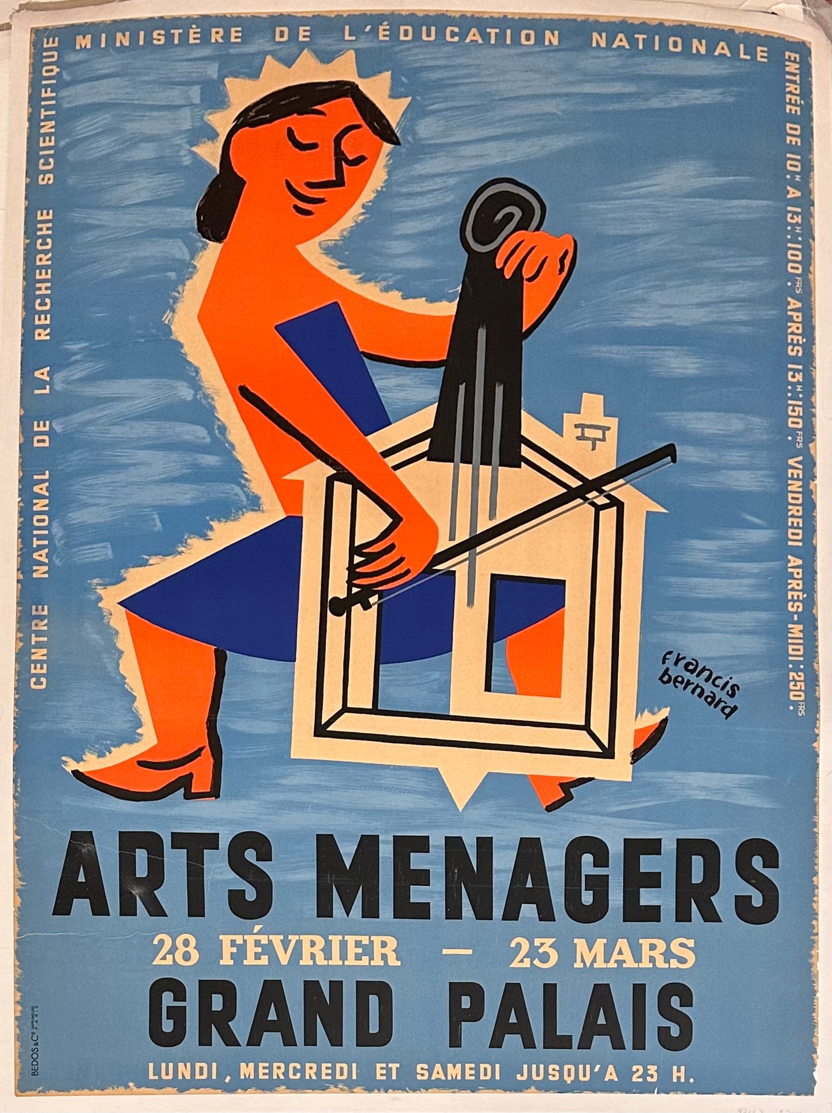 Arts Menagers - Women playing Violin poster ✓