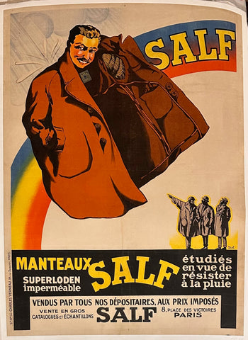 Link to  Salf Coats Poster ✓France, c.1930  Product