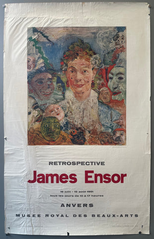 Link to  James Ensor Retrospective PosterBelgium, 1951  Product