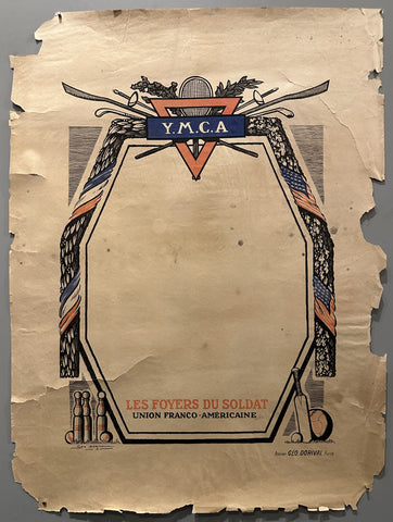 Link to  Y.M.C.A Les Foyers du Soldat PosterFrance, 1918  Product