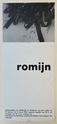 Link to  Romijn Exhibition PosterNetherlands, 1962  Product
