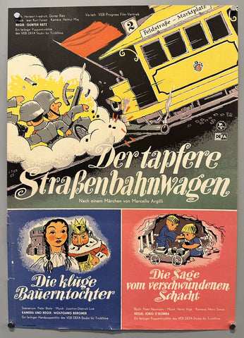 Link to &nbsp;Der tapfere Straßenbahnwagen - Die kluge Bauerntochter - Die Sage vom verschwundenen SchachtGermany, C.1960's &nbsp;Product