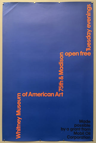 Link to &nbsp;Whitney Museum Open Free Tuesday EveningsUSA, 1977 &nbsp;Product