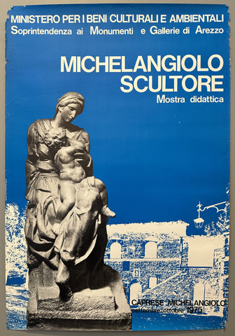 Michelangelo Scultore Mostra Didattica Poster