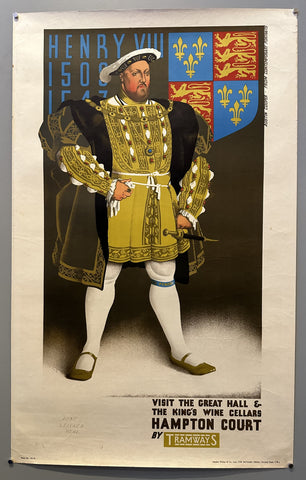 King Henry VIII London Underground Poster