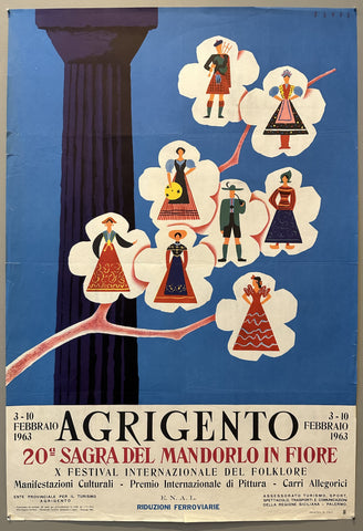Link to  Agrigento 20a Sagra del Mandorlo in Fiore PosterItaly, 1963  Product