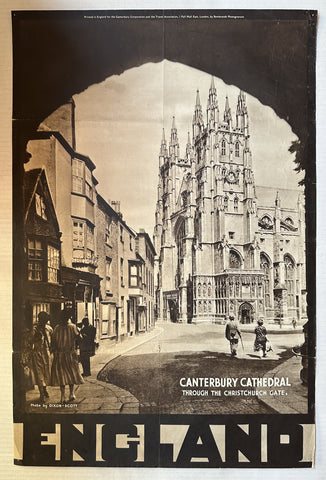 Link to  England: Canterbury CathedralGreat Britain, c. 1930s  Product