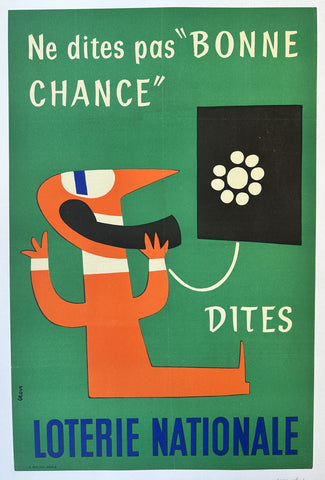 Link to &nbsp;Loterie Nationale Bonne ChanceFrance, 1955 &nbsp;Product