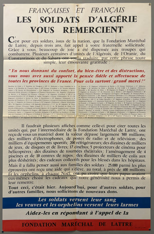 Françaises et Français Les Soldats d'Algérie Vous Remercient #4