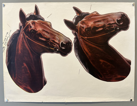 Seabiscuit Horse Head Portraits