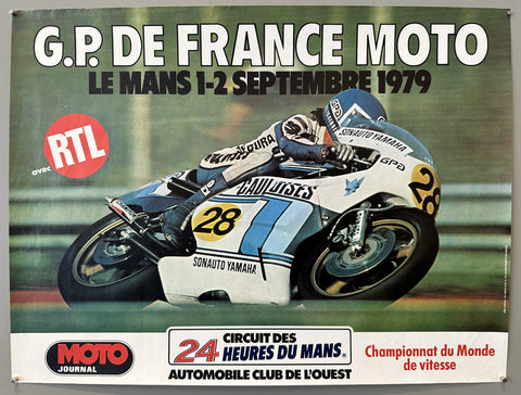 Link to  G.P. de France Moto 1979 PosterFrance, 1979  Product