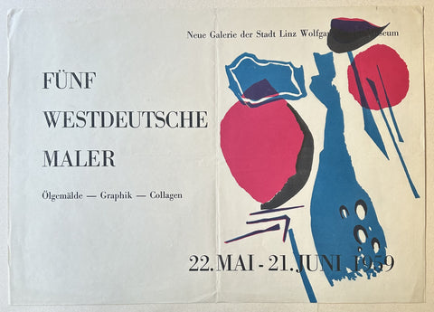 Fünf Westeutsche Maler Poster