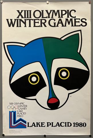 XIII Olympic Winter Games Lake Placid Poster