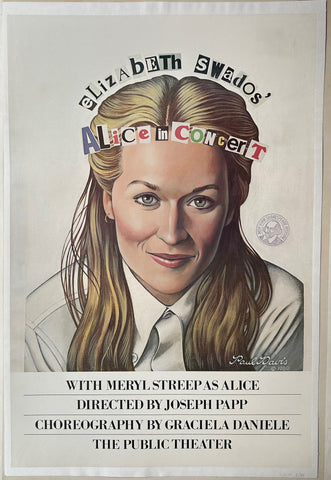 Link to  Meryl Streep Alice in Concert PosterFOREIGN FILM, 1981  Product