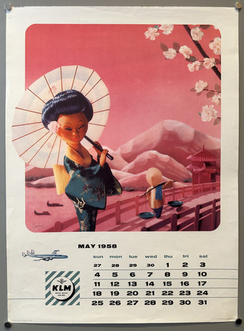 Link to  KLM Calendar 1958The Netherlands, 1958  Product