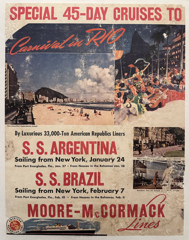 Carnival in Rio Moore-McCormack Lines