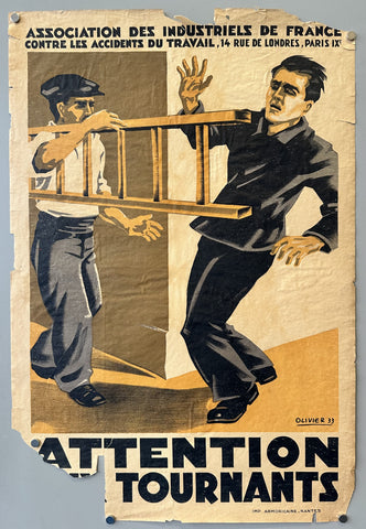 Link to &nbsp;Association des Industriels de France Attention TournantsFrance, 1933 &nbsp;Product