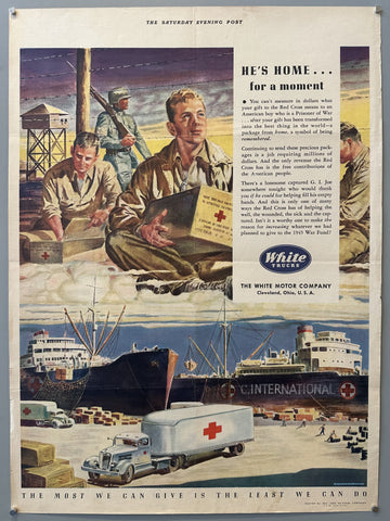 Link to  Saturday Evening Post Red Cross PosterUSA, 1945  Product