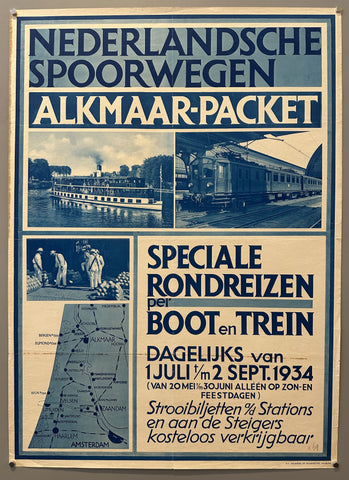 Link to  Nederlandsche Spoorwegen Alkmaar-PacketNetherlands, 1934  Product