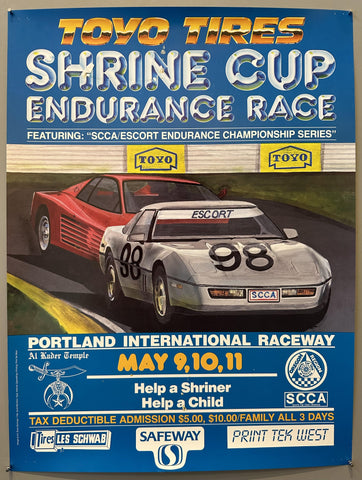 Toyo Tires Shrine Cup Endurance Race Poster