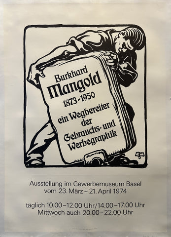 Link to  Ausstellung im Gewerbemuseum BaselSwitzerland, 1974  Product