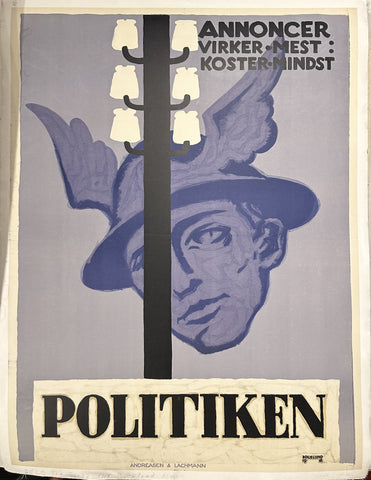 Link to  Annoncer Virker Mest: Koster Mindst, PolitikenDenmark, 1918  Product