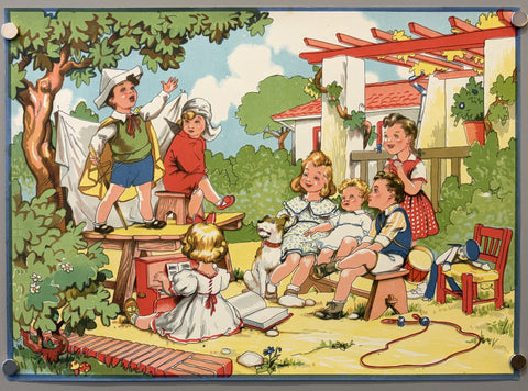 Link to &nbsp;Children playing outdoorsFrance ,C.1920's &nbsp;Product