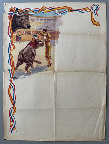 Mini Bullfight Poster (Paper)