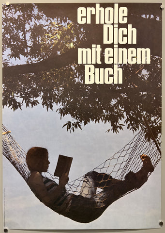 Link to &nbsp;Erhole Dich mit einem BuchGermany, c. 1960s (?) &nbsp;Product
