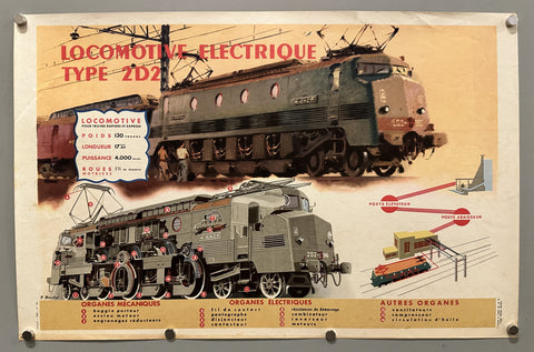 Link to &nbsp;Locomotive Electrique Type 2D2 #2France, 1947 &nbsp;Product