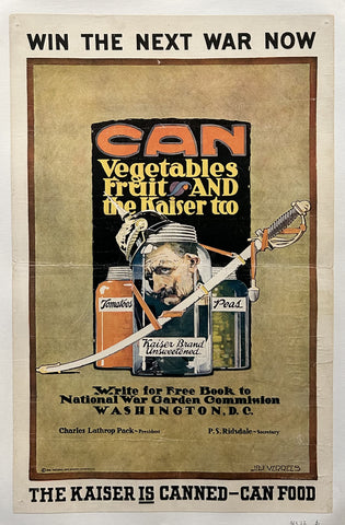 Link to  Can Vegetables Fruit and the Kaiser TooUnited States, 1918  Product