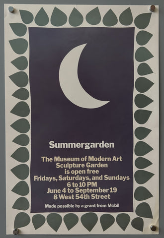 Summergarden The Museum of Modern Art