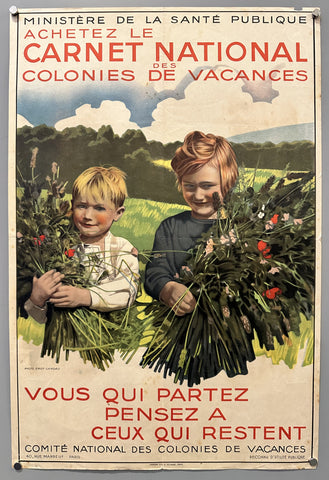 Link to &nbsp;Achetez le Carnet National des Colonies de VacancesFrance, C.1940's &nbsp;Product
