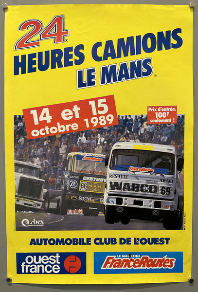 24 Heures Camions Le Mans 1989 Poster #1 – Poster Museum