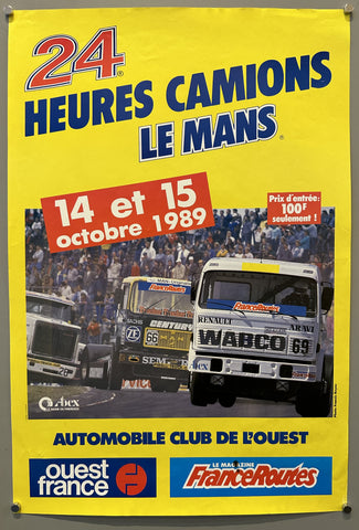 24 Heures Camions Le Mans 1989 Poster #1