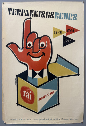 Link to  Verpakkingsbeurs RAI PosterNetherlands, 1957  Product