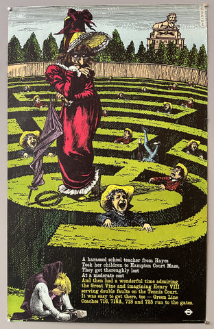 Link to  Hampton Court Maze PosterEngland, 1956  Product