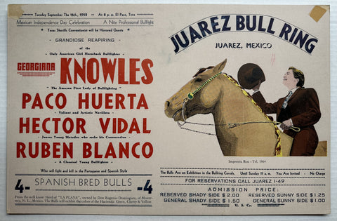 Link to  Juarez Bull Ring #2Mexico, 1952  Product