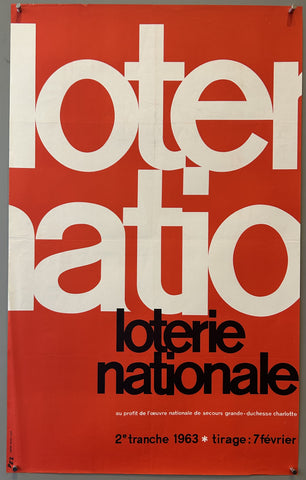 Link to  Loterie Nationale - Luxembourg #6Luxembourg, 1963  Product