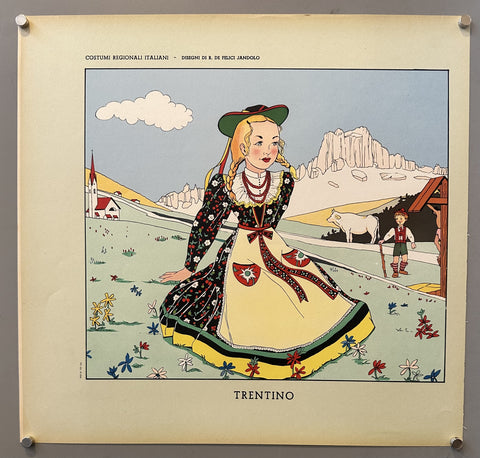 Link to &nbsp;Costumi Regionali Italiani - TrentinoItaly, C.1950's &nbsp;Product