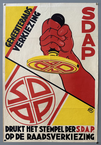 Link to  Gemeenteraadsverkiezing SDAPNetherlands, c. 1920s  Product