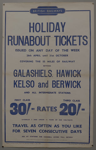 Holiday Runabout Tickets